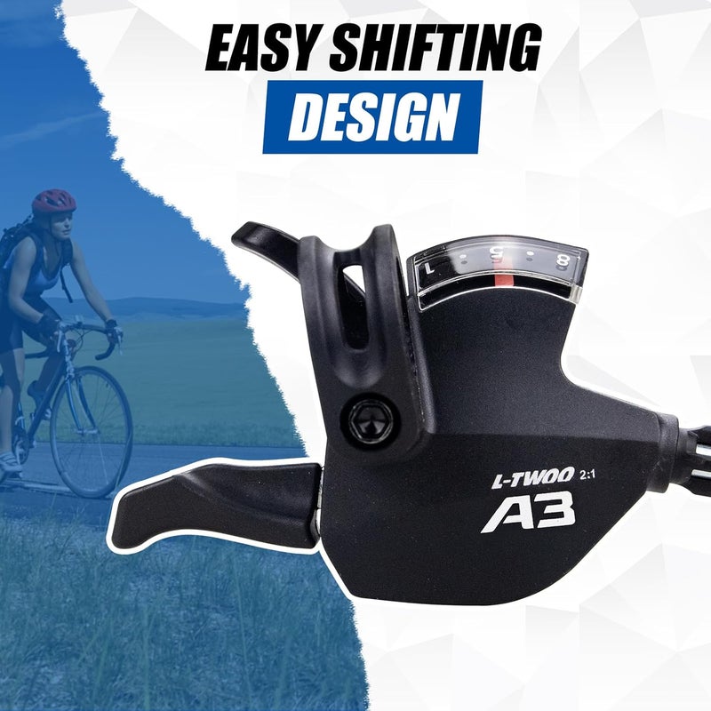 WEEROCK Bike Shifter Lever 8 Speeds Right Thumb Gear Shift Lever for Mountain Bicycle - Image 5